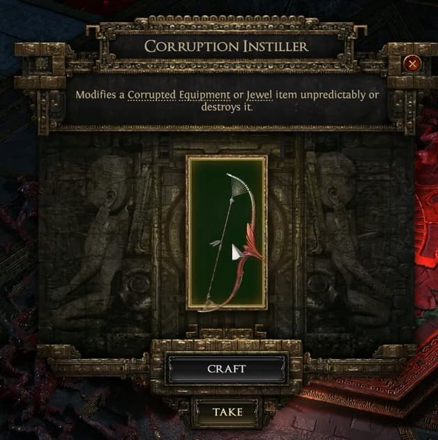 Corruption Instiller UI