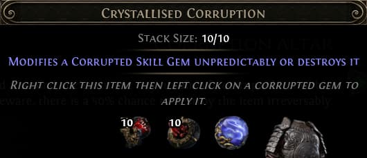 Crystallised Corruption Tooltip