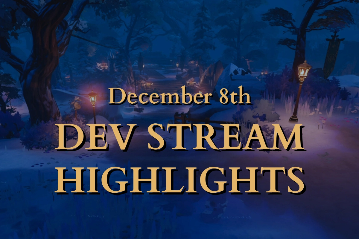 Fellowship’s Upcoming Patch Features Holiday Event and Core Content Changes