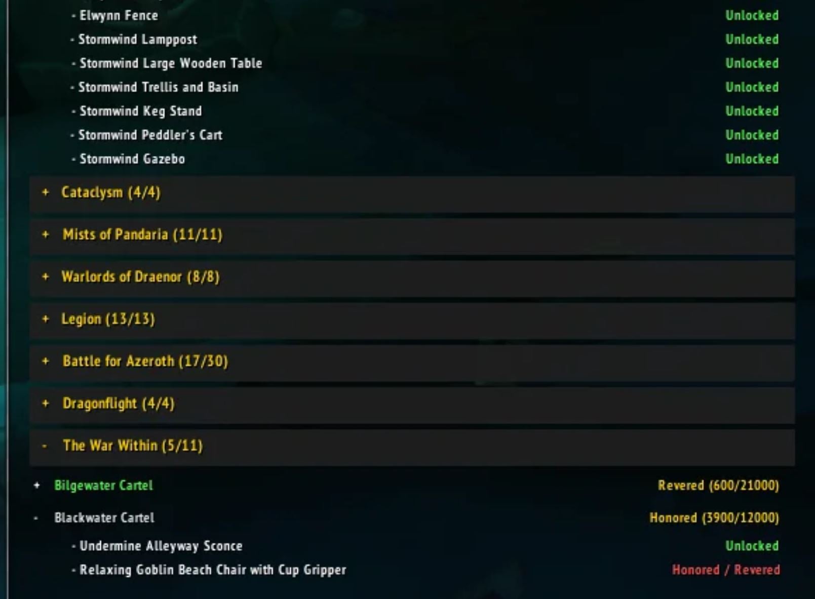 Do You Already Have the Decor? Housing Reputation Rewards Addon Checks All Characters