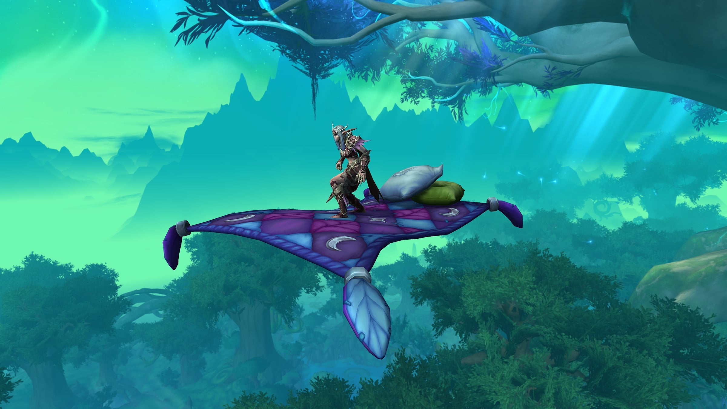Flying Carpets, Night Elf Weaponry: March Trading Post Rewards