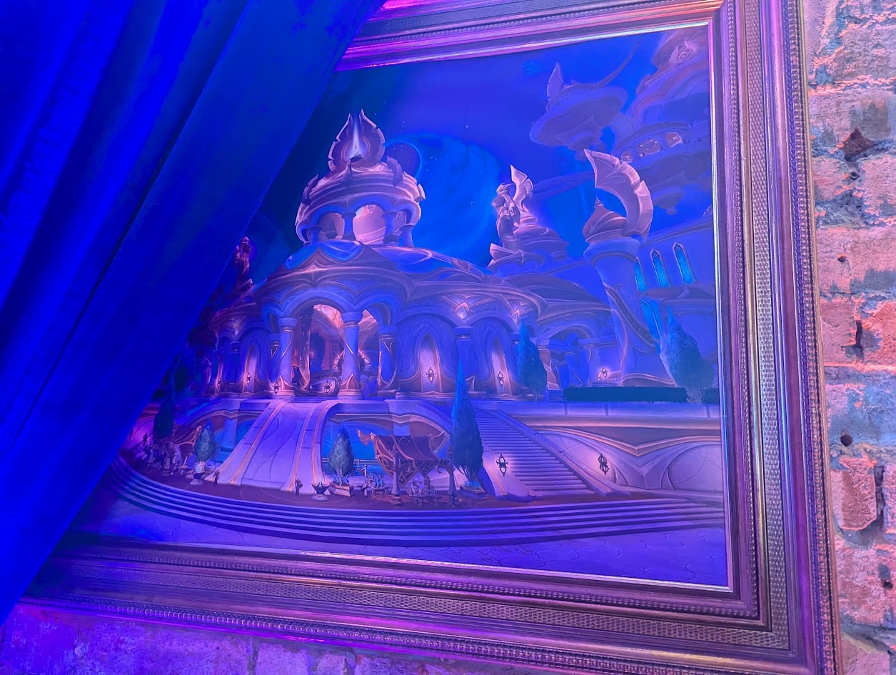 A photo of a portrait of a building in Silvermoon City