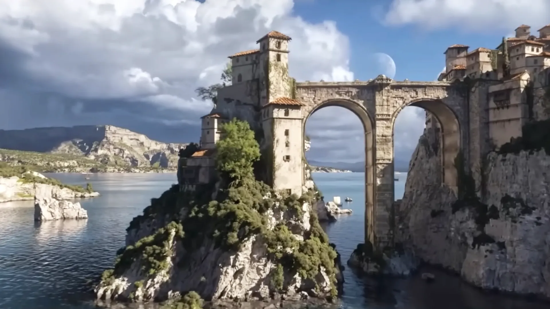 Cinematic screenshot of skovos isle from Diablo 4: Lord of Hatred