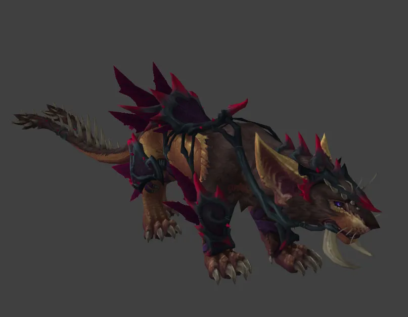 Fierce Grimlynx Mount Model