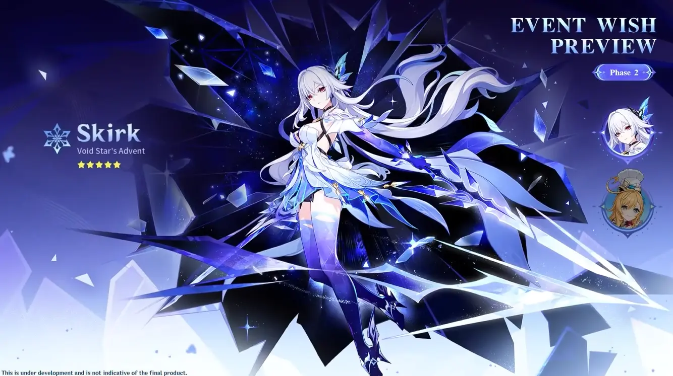 Genshin Imapct Skirk Rerun banner