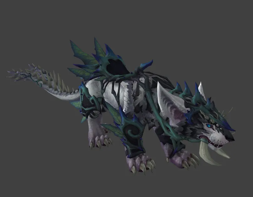 Ivory Grimlynx Mount Model.