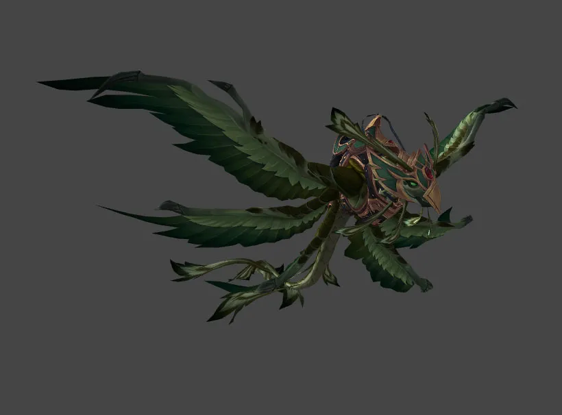 Peridot Dragonhawk Mount Model