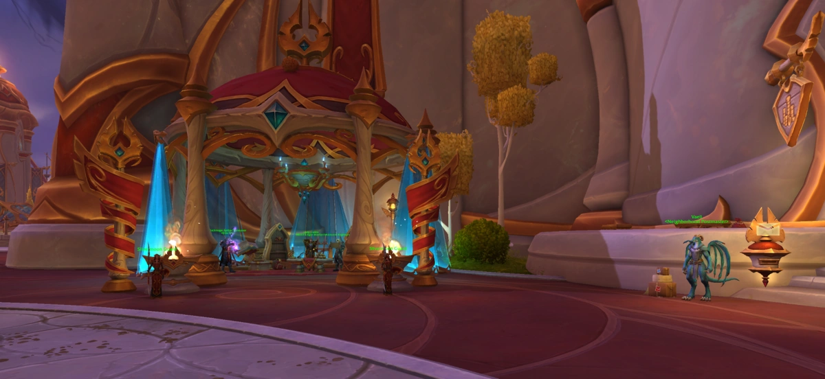 a picture of the weekly quest givers in silvermoon