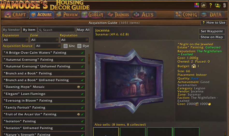 This WoW Addon Tracks All 1,690 Housing Decor Items for You