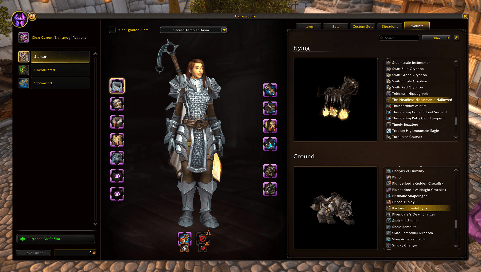 This Addon Matches Your Mount to Your Transmog Automatically