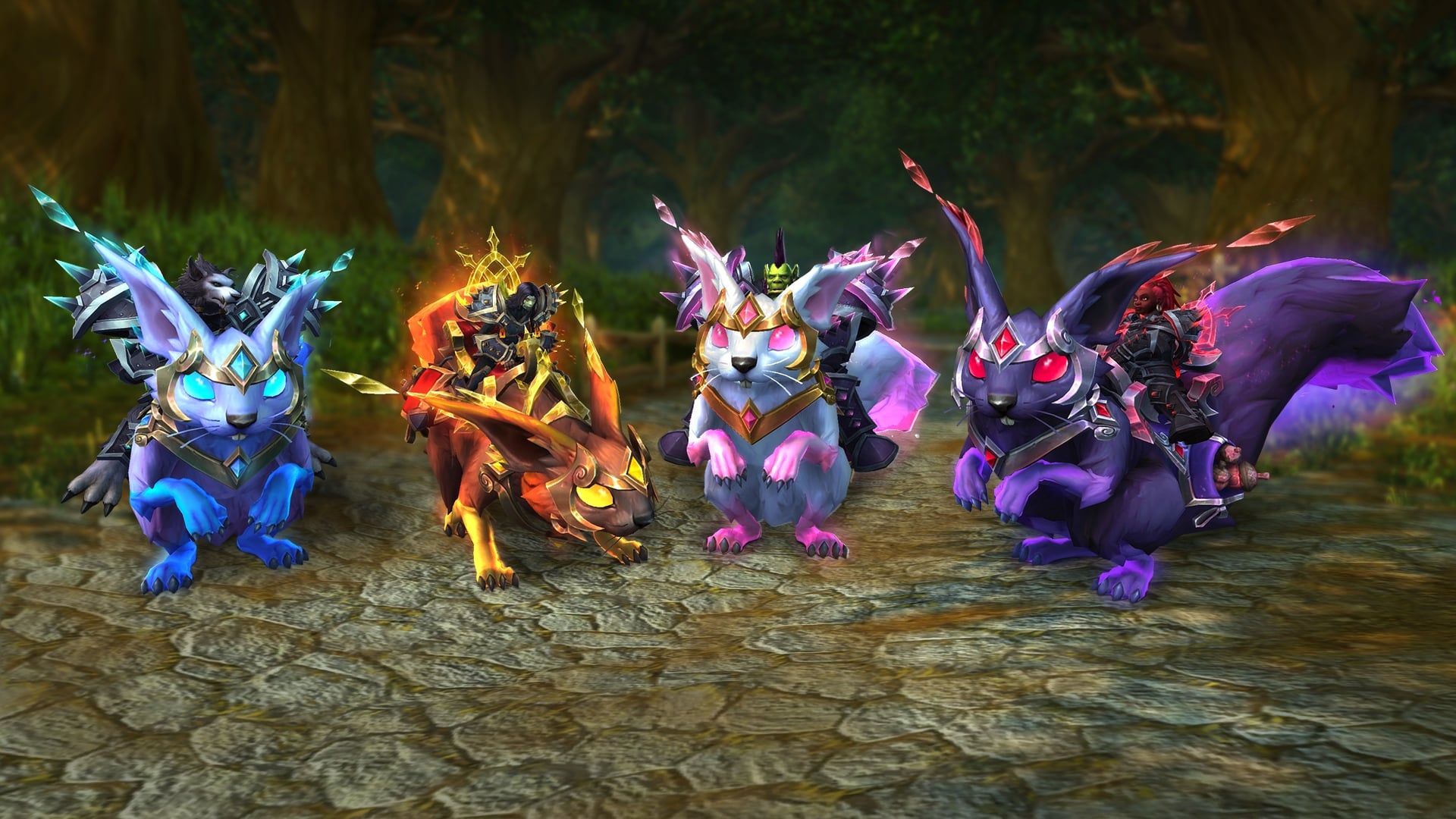 Hop and Glide With the New Cute and Furry Groveglider Mount Pack, Available for Modern and Classic WoW!