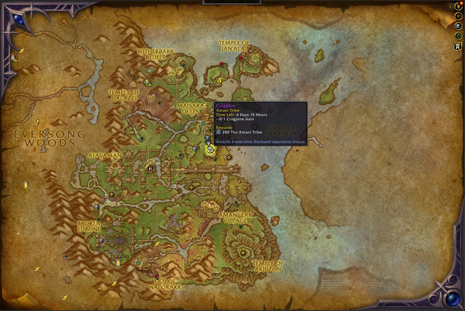 Cragpine Midnight Map