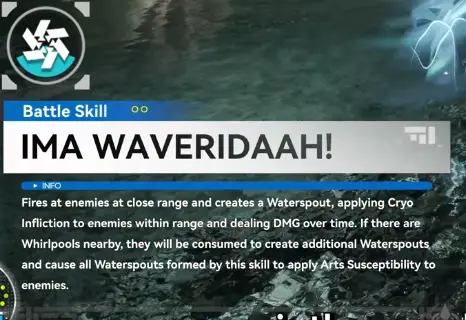 Tangtang's Battle Skill: IMA WAVERIDAAH!