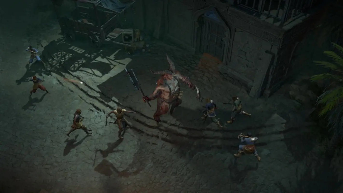 Diablo 4 Butcher inside Slaughterhouse