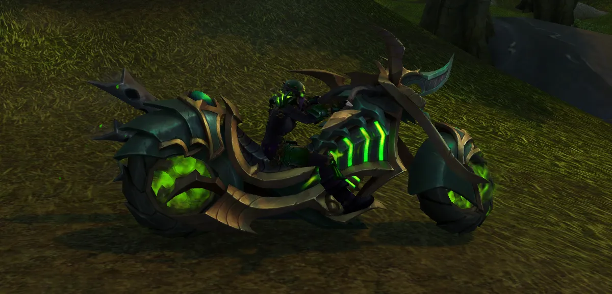 Players Can Obtain Transmog and a Feat of Strength By Completing the Felcycle Secret