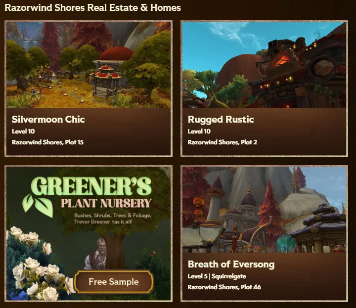 Greener's Plant Nursery ad.