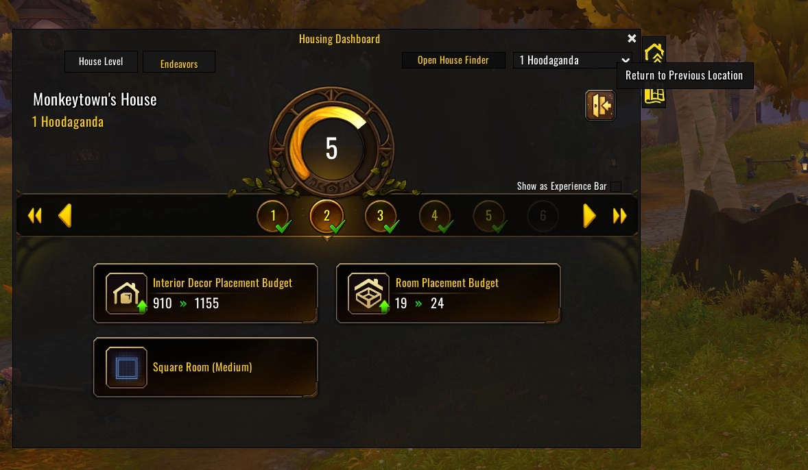 Use your Teleport Home button as an extra teleport. Return to Previous Location will take you back where you started.