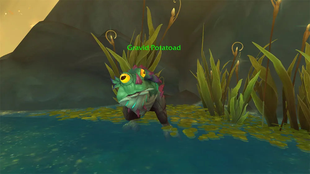 Gravid Potatoad in Blinding Vale.