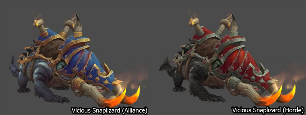 Vicious Snaplizard mounts