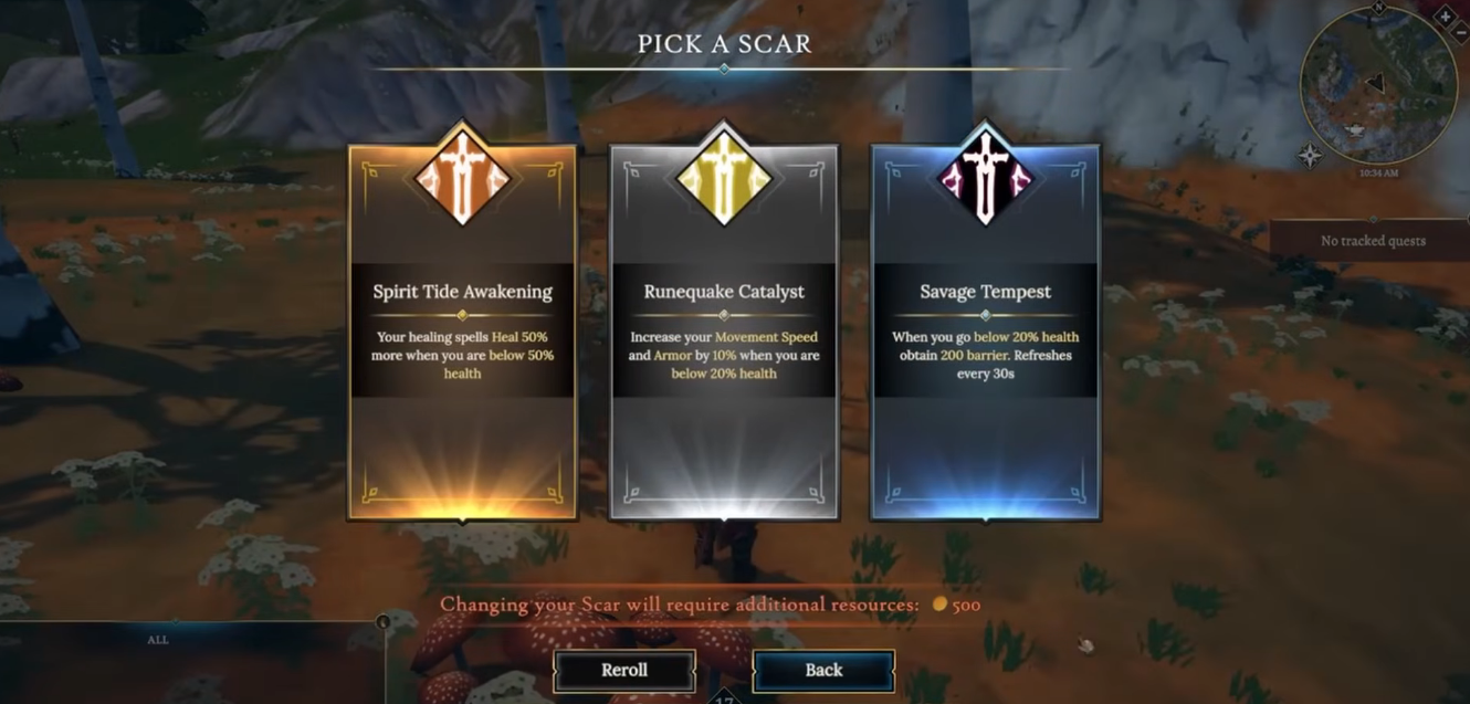 Understanding the Scar System in Scars of Honor