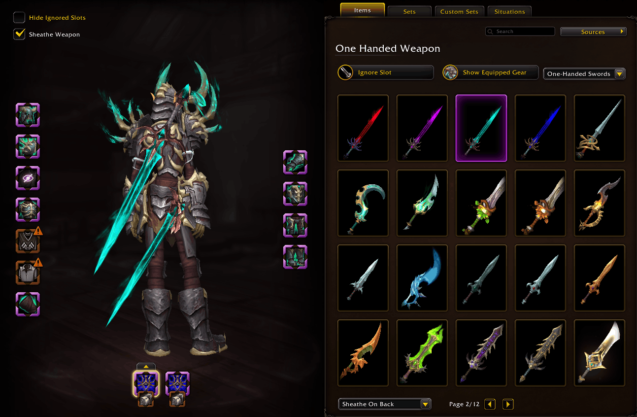 Side, Back, Hidden—WoW Patch 12.0.5 Lets You Sheath Your Weapons Your Way