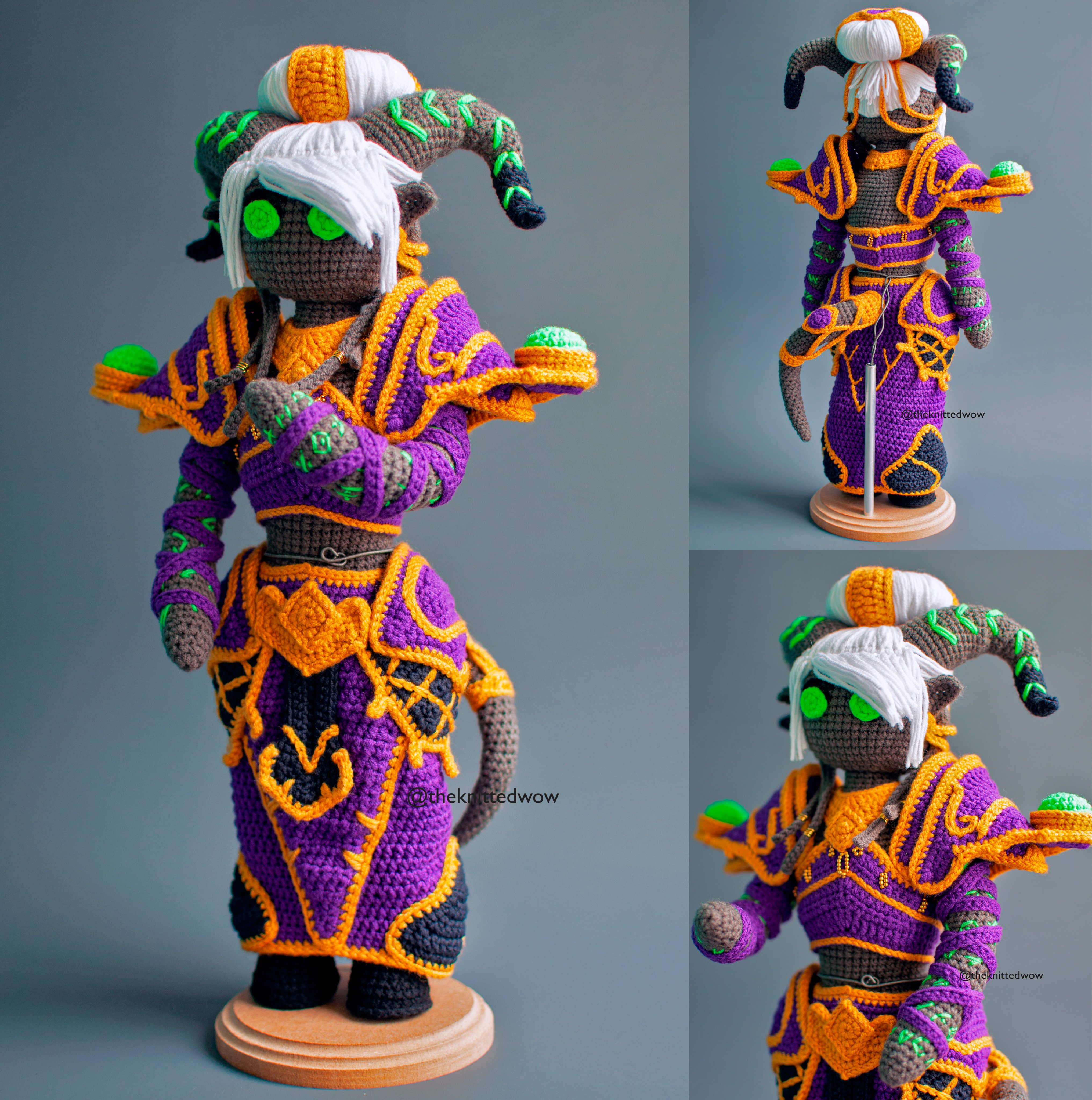 Eredar warlock amigurumi