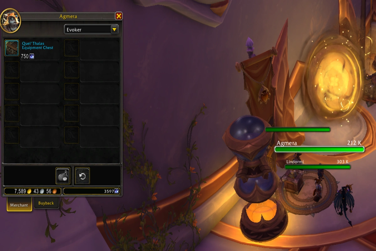 Agmera, vendedora del cofre en Silvermoon
