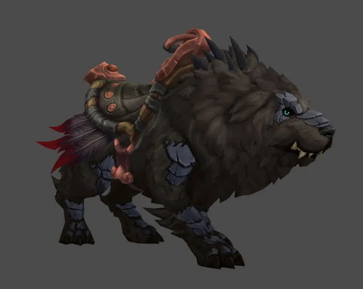 Black-Furred Bakar Mount.