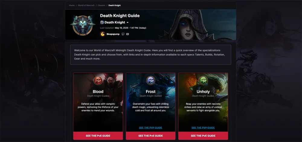 A guide example with the new design.
