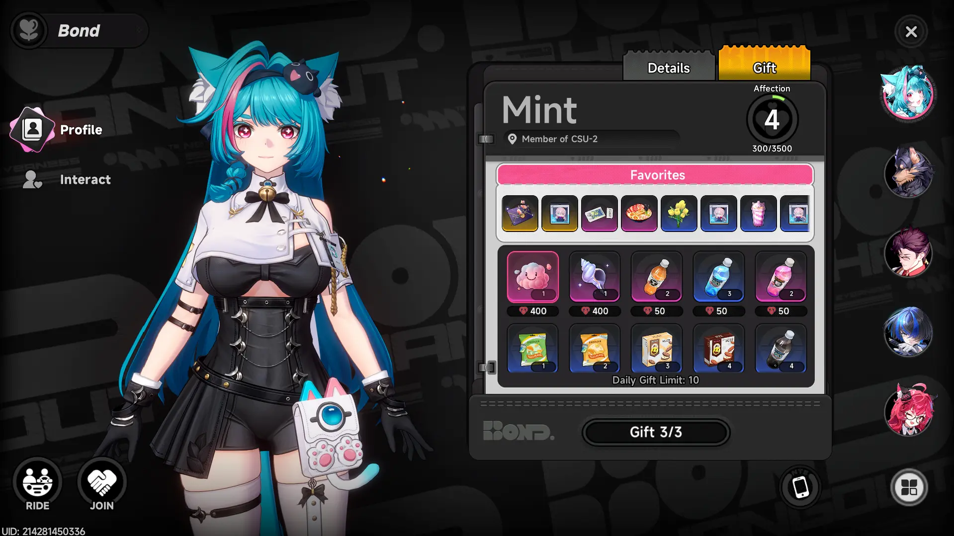 Best Gifts and Fastest Way to Max Bonds in Neverness to Everness