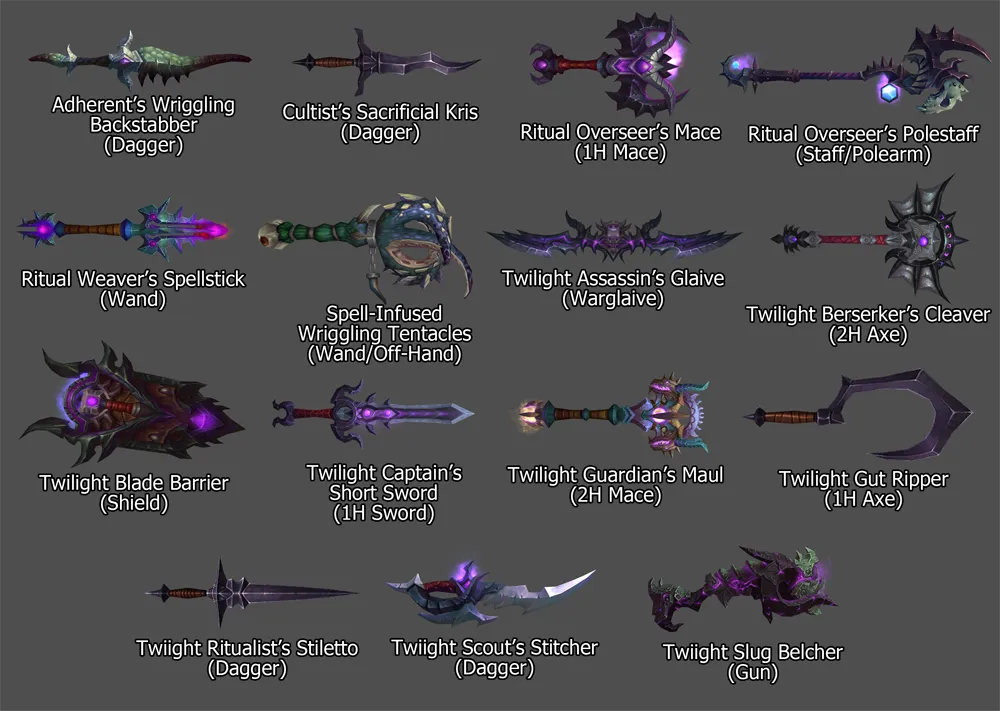 Armas Twilight Lost Armaments