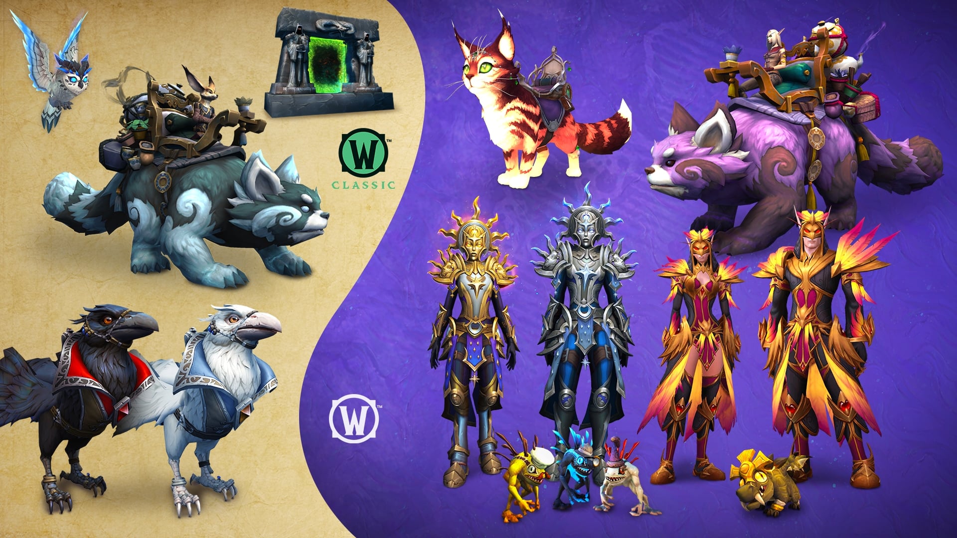 Guardian Mounts and Mog, Sa’bak: WoW Summer Sale, Up To 50% Off on Mounts, Pets, Toys, Transmog!
