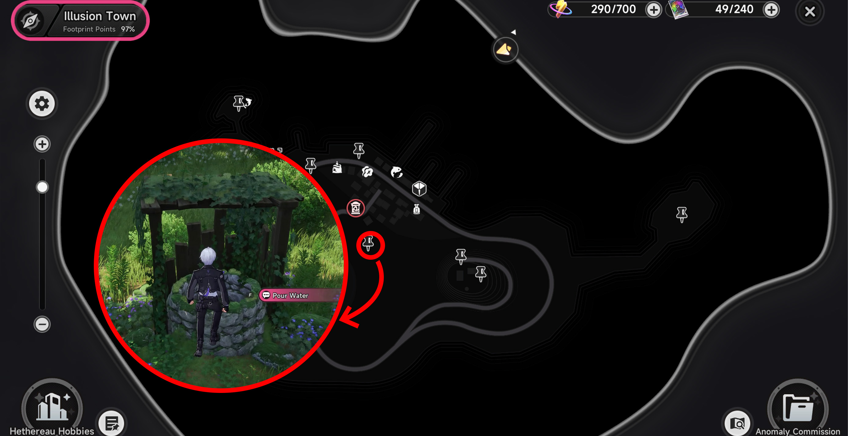 The Well Strange Tales Location in NTE