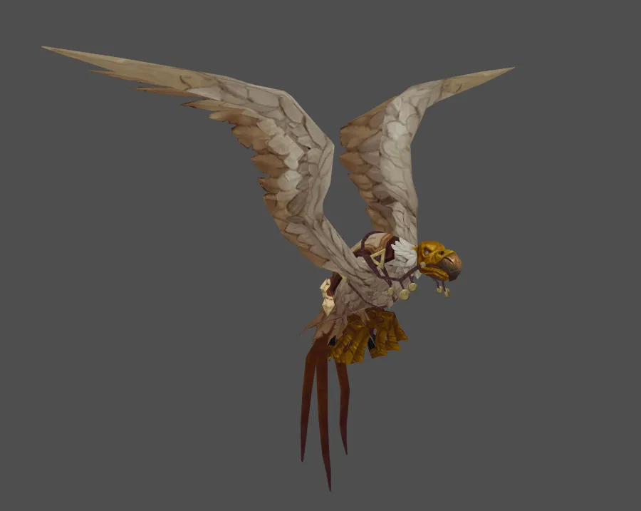 Badlands Buzzard mount