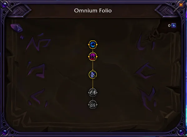 Week 3 of the Omnium Folio.