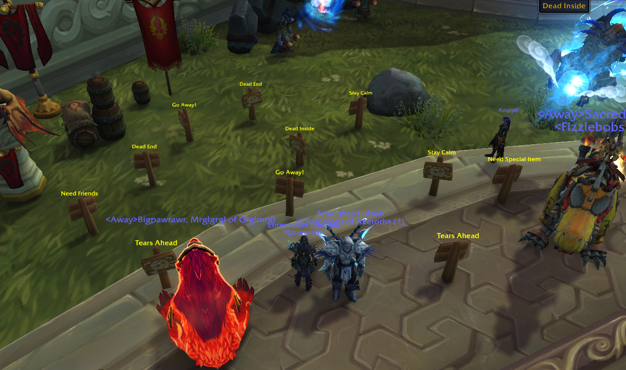 Lugar donde debería estar Aridormi en Dalaran
