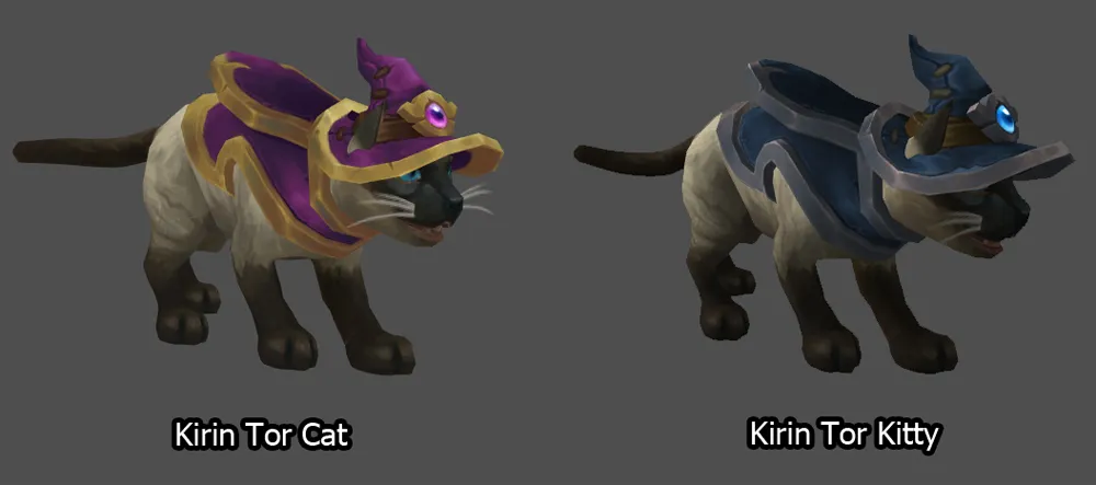 Kirin Tor Cat and Kirin Tor Kitty