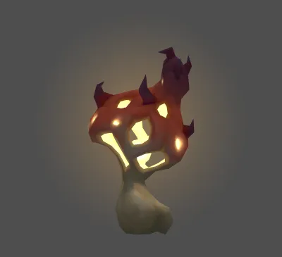 Luminous Rotshroom Housing Decor.