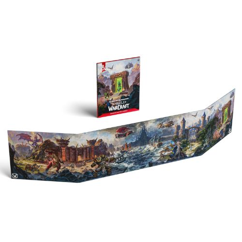 Libro base junto a la pantalla del Dungeon Master