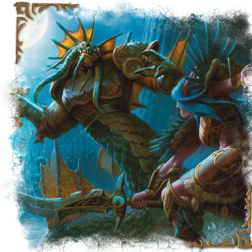 Ilustración del libro de consulta de World of Warcraft para Dungeons & Dragons