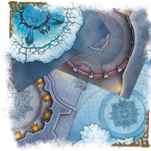 Mapas cuadriculados de la aventura de Icecrown