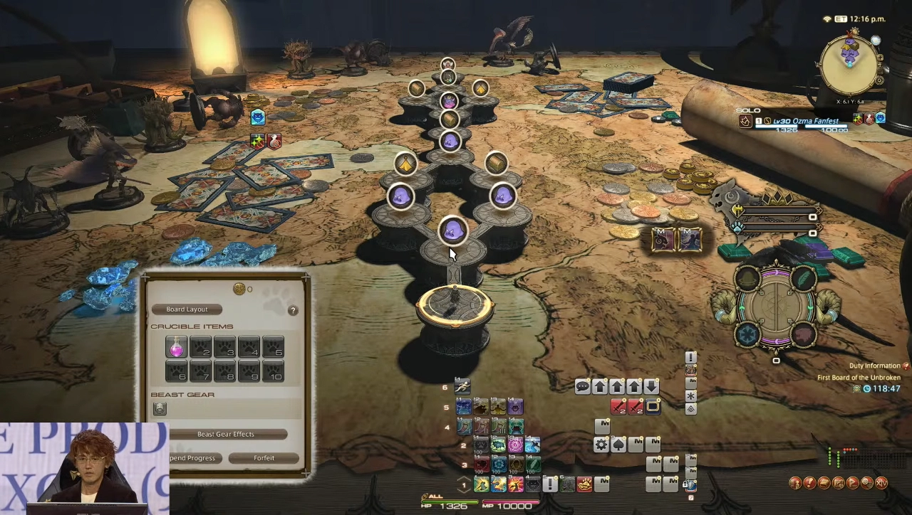 The board in Crucible of the Unbroken