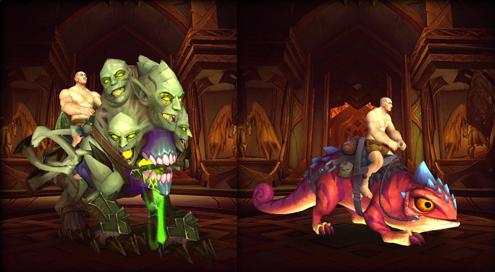 Bilebound Ur'zul and Ember Leafmimic