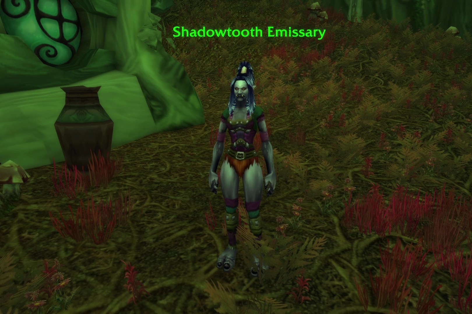Shadowtooth Emissary, un Troll Oscuro en WoW