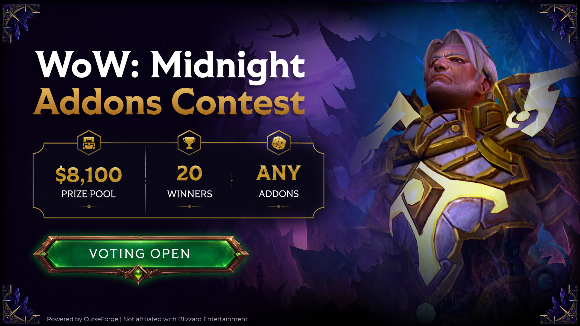 10 Midnight Addons Set to Transform Your Game – CurseForge Finalists Revealed