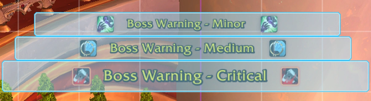 Los tres niveles de aviso de Blizzard, que apenas se utilizan