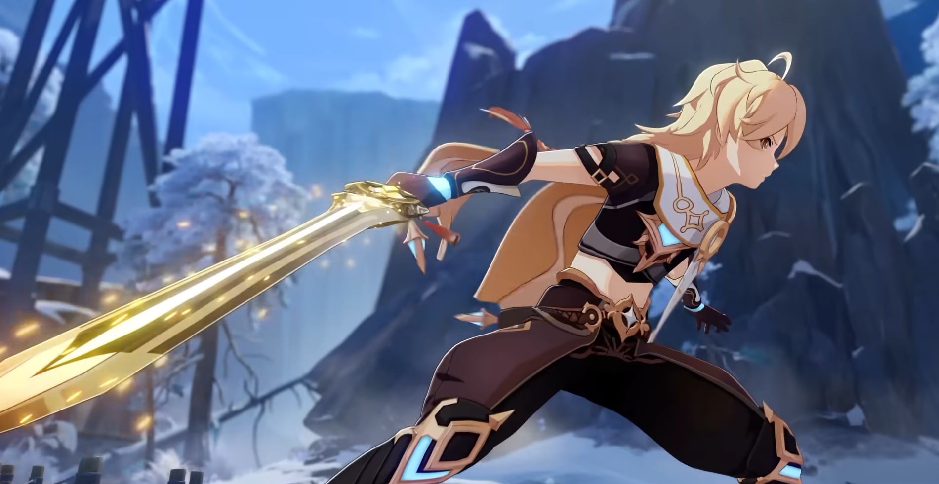 Cryo Traveler Ascension and Talent Materials in Genshin Impact