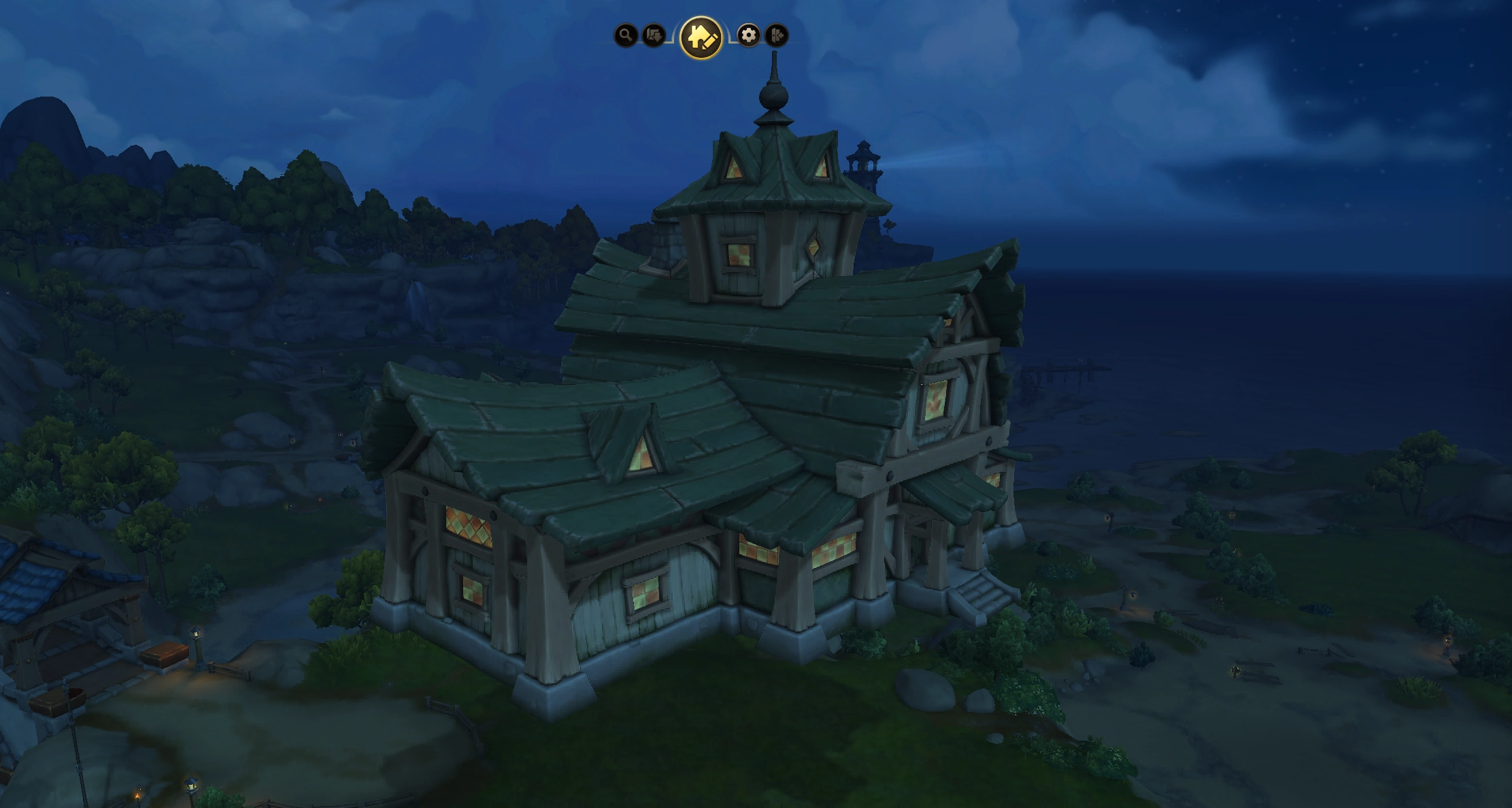 Vista de la casa granero de Westfall en WoW