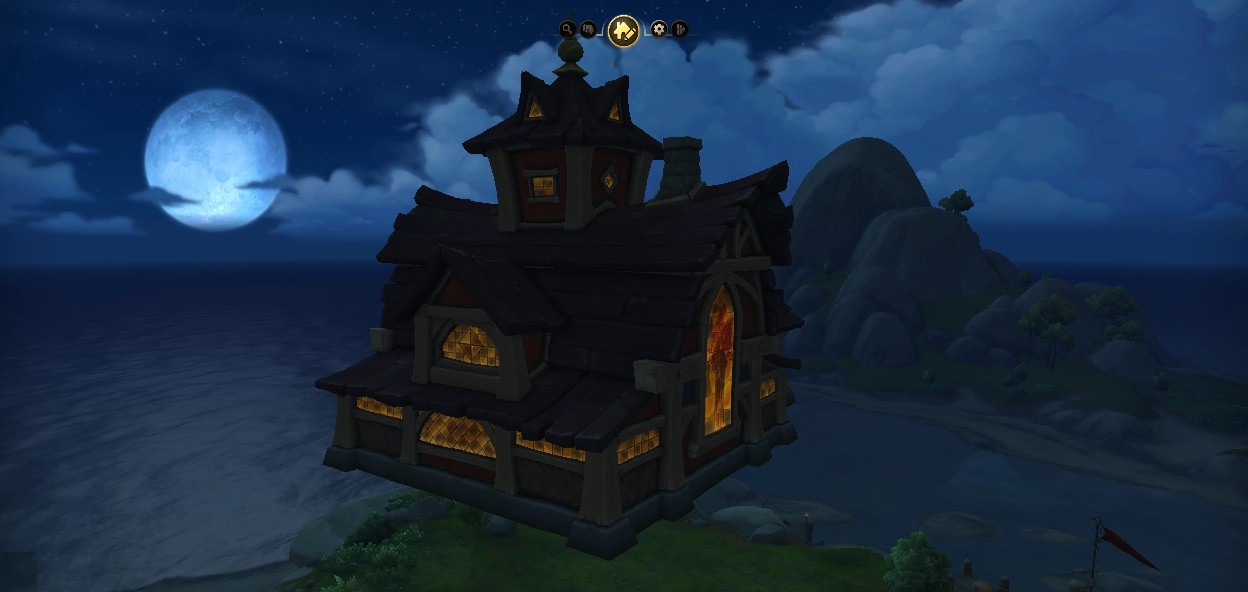 Otra captura de la fachada de granero de Westfall
