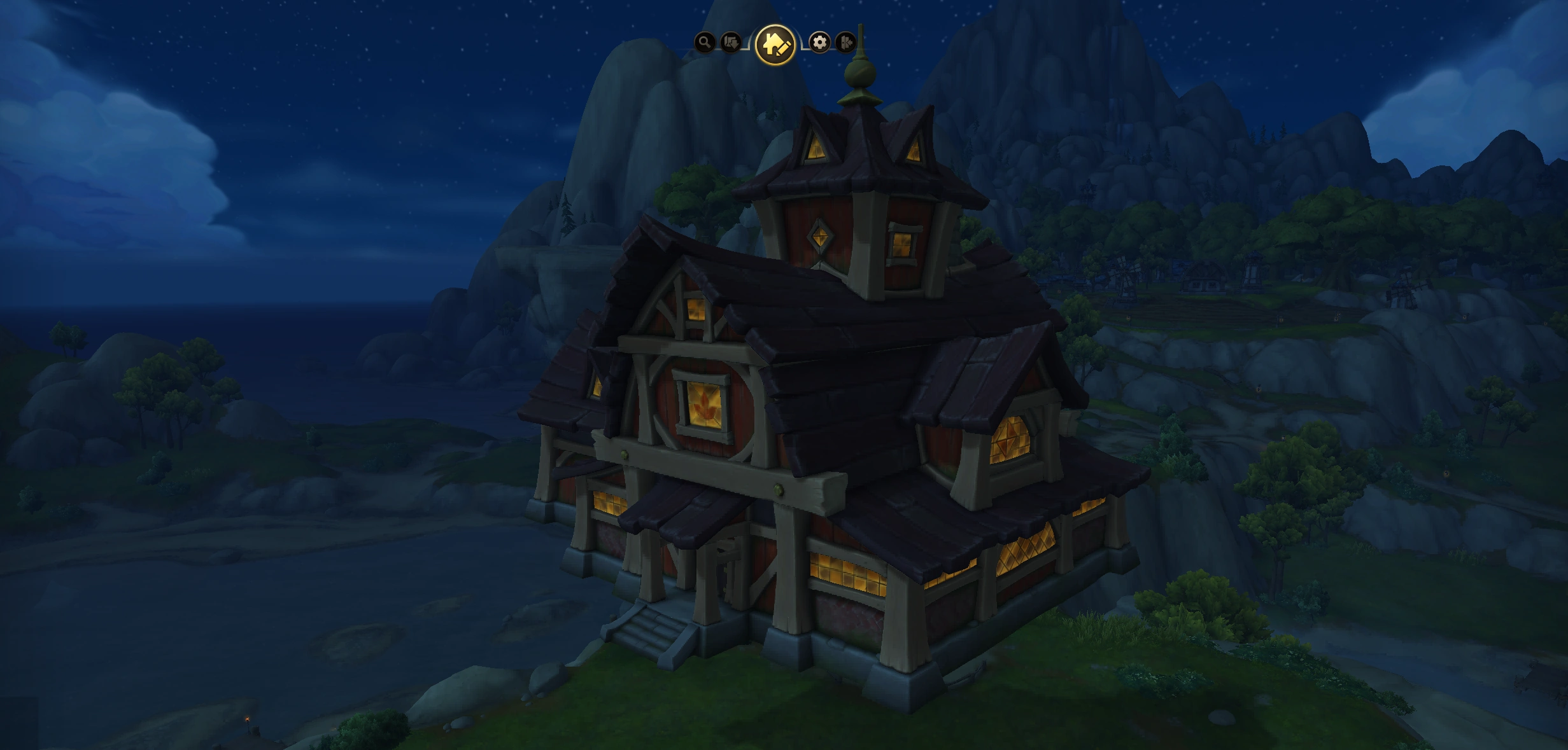Detalle de la fachada de Westfall en WoW